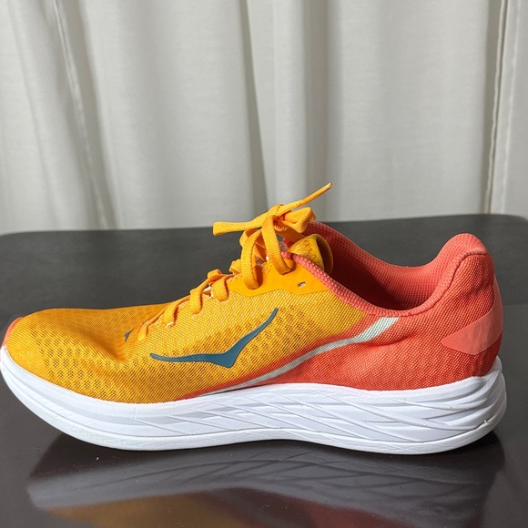 Hoka Rocket X - Orange and Yellow Lightweight Sneakers Athletic Sz 10 M & 11.5 W - Picture 8 of 10